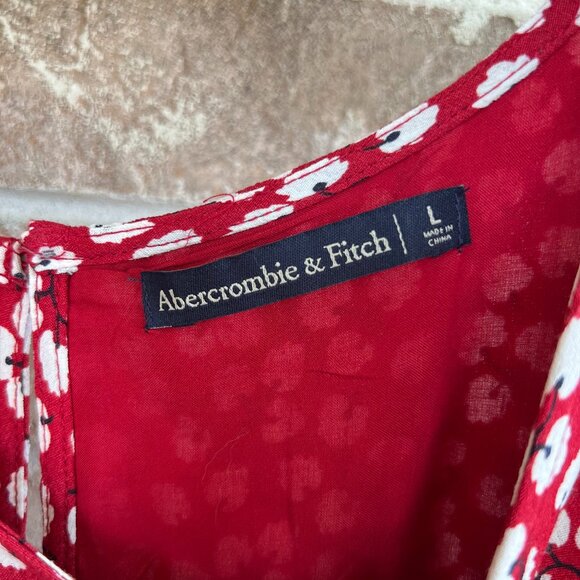 Abercrombie & Fitch patterned dress // large - Picture 3 of 5